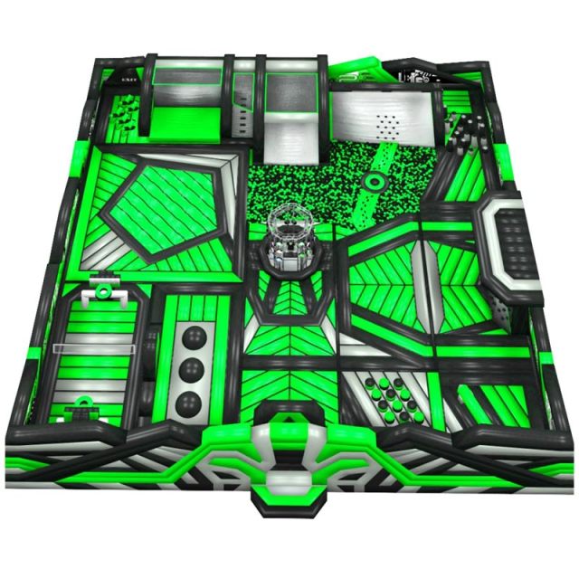 100ft Green Black Bounce Park