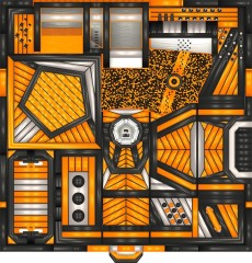 100ft Orange Black Park