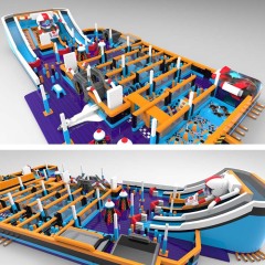 Space Rocket Theme large Indoor Game Park