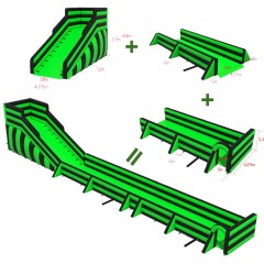 Zorb Ramp with air track