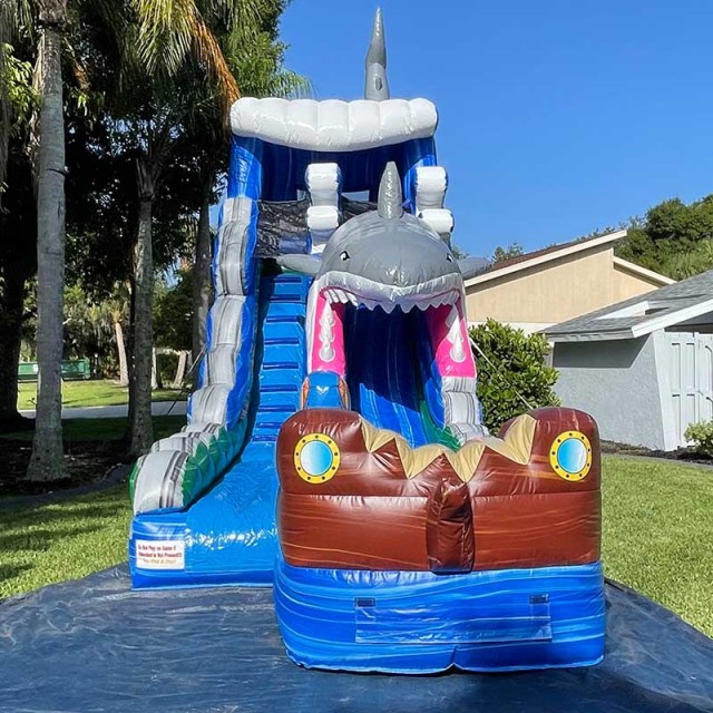 18ft Shark Water Slide