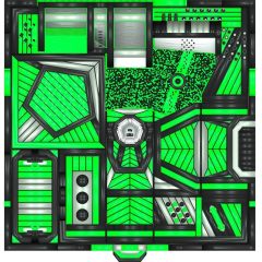 100ft Green Black Bounce Park