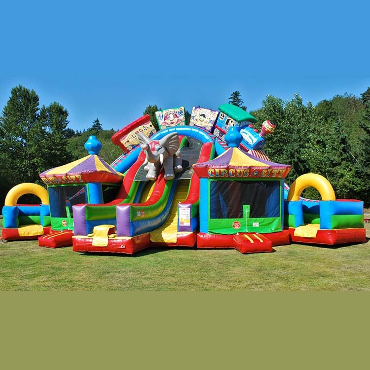 Circus City Slide with Bouncers