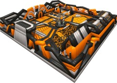 100ft Orange Black Park