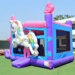 Unicorn Bounce Castle w/ Slide