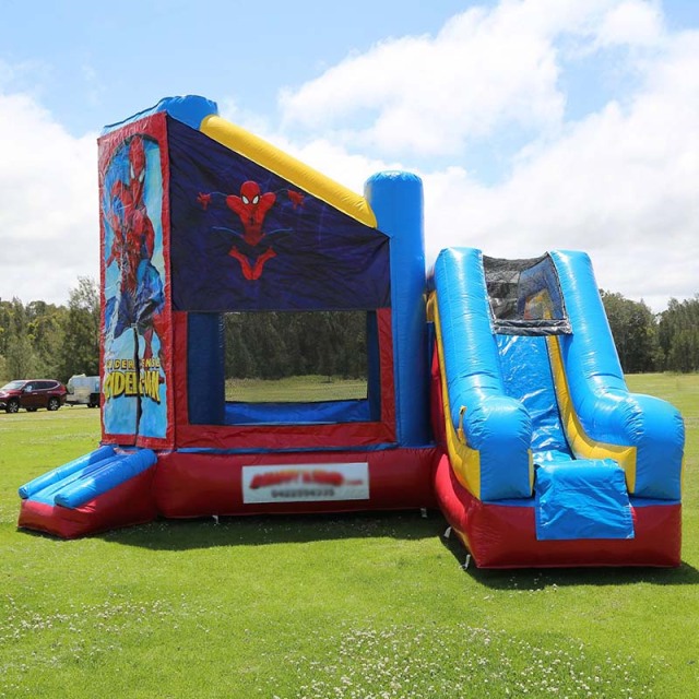 Spiderman Jumping Castle w/ Slide