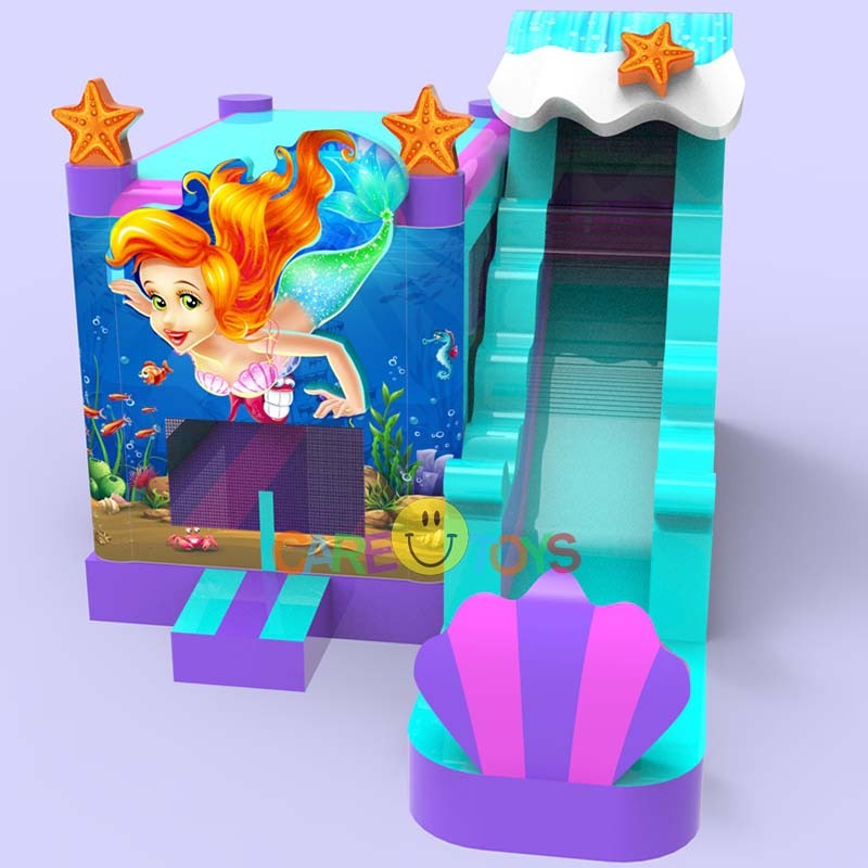 The Little Mermaid Bounce House Water Combo