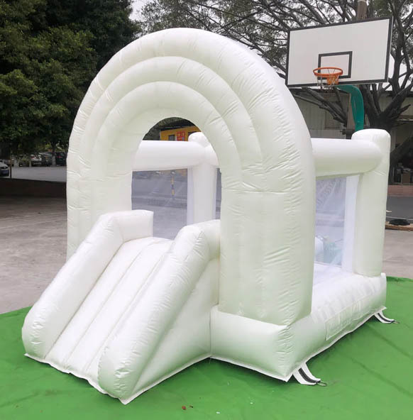 mini toddler white bouncer