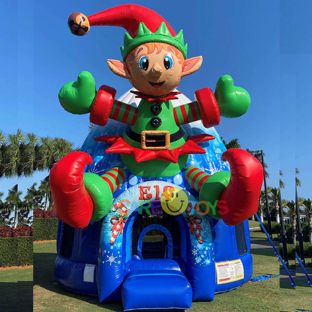 20ft Elf Christmas Moonwalk