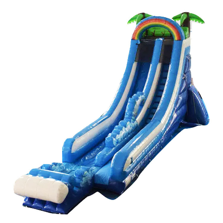 22ft Tropical Rainbow Wave Waterslide