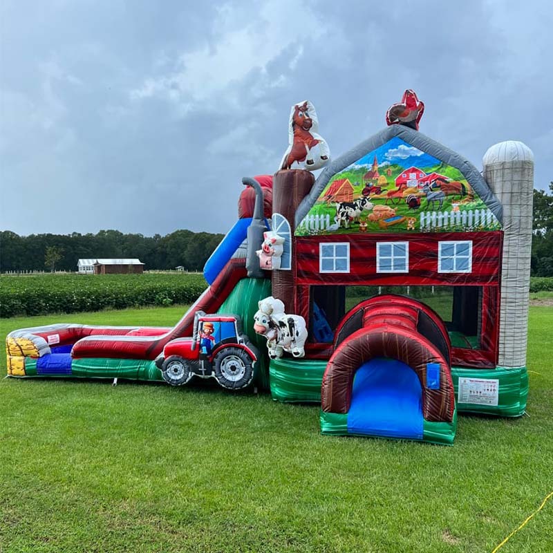 Red Barnyard Farm Combo