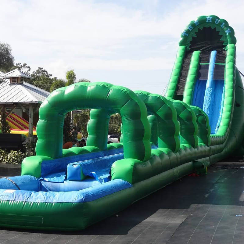 35ft Giant Green The Hulk Waterslide