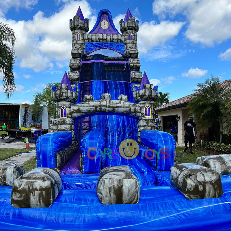 25ft medieval fortress waterslide