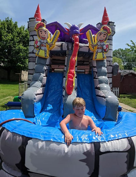 Knight & Dragon Castle Bounce Water Combo