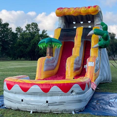 17ft T-Rex Dinosaur Waterslide