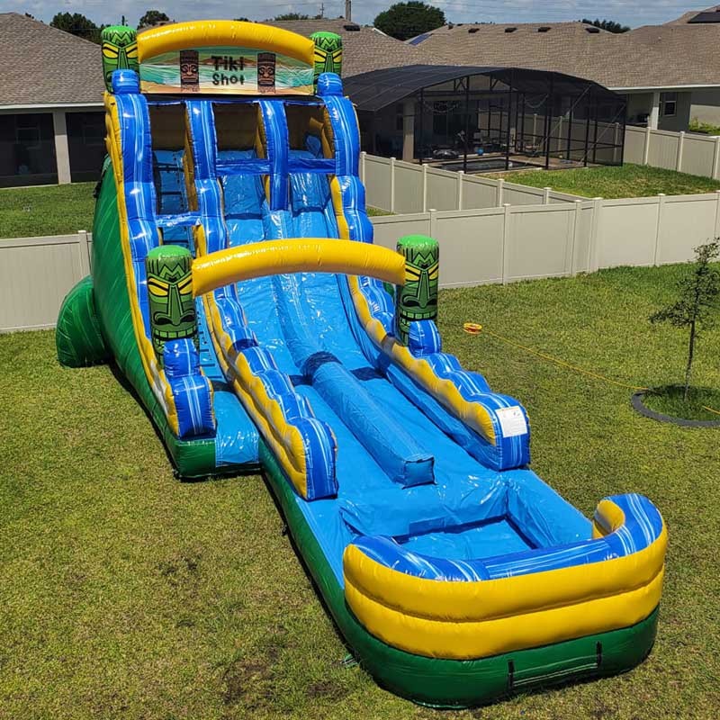 Tiki Shot Dual Lane Waterslide