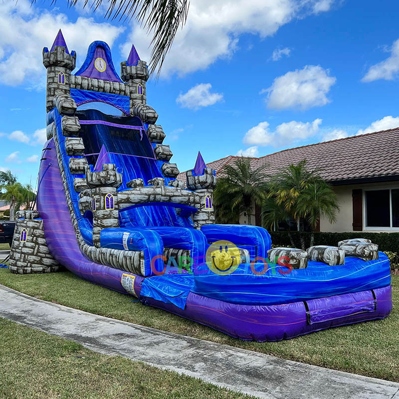 25ft medieval fortress waterslide