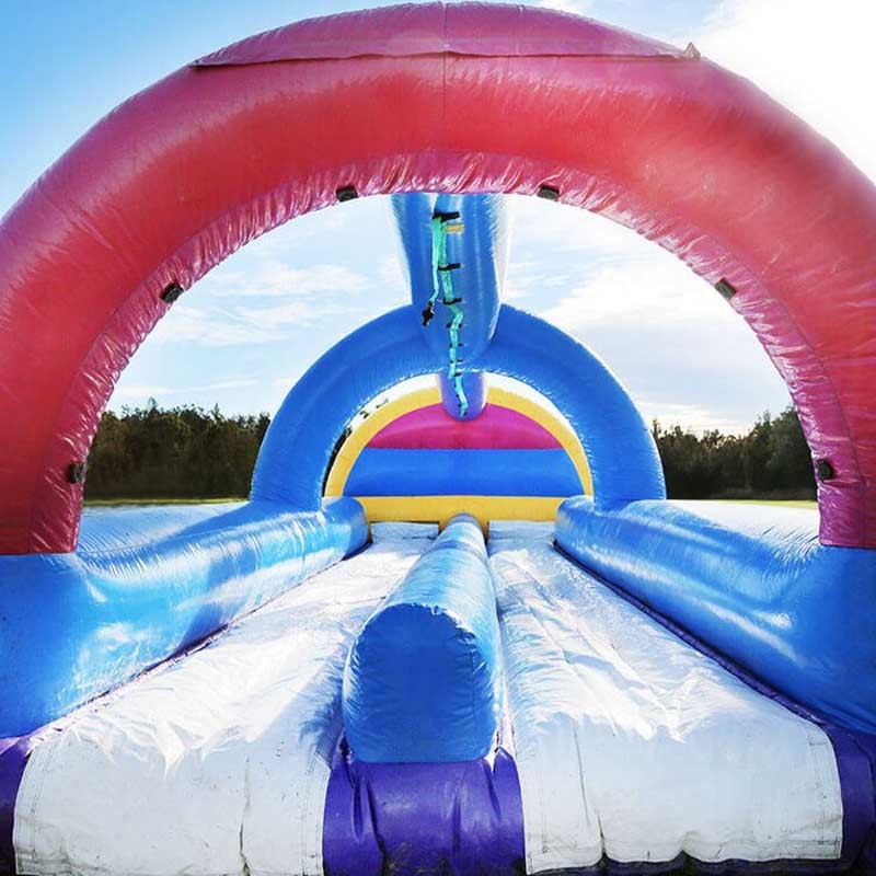 Dual Lane Slip N Waterslide