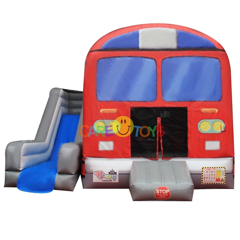 fire station bouncer slide combo