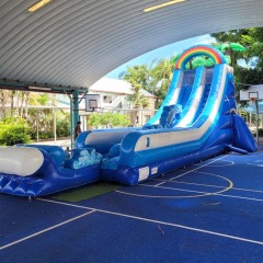 22ft Tropical Rainbow Wave Waterslide