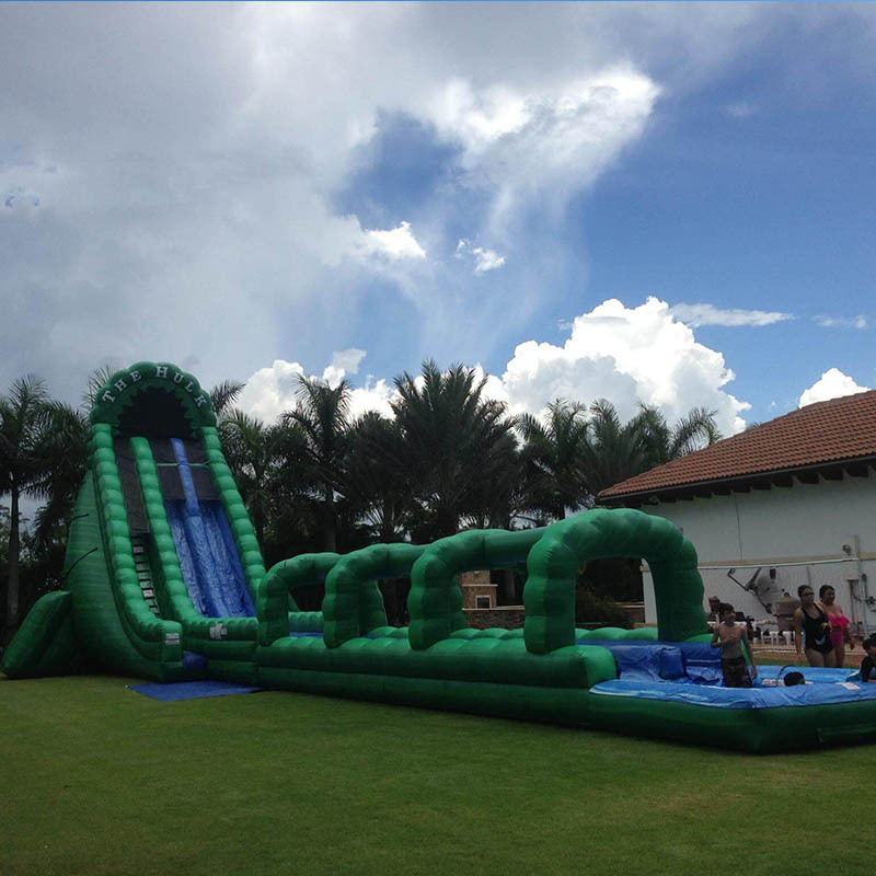 35ft Giant Green The Hulk Waterslide