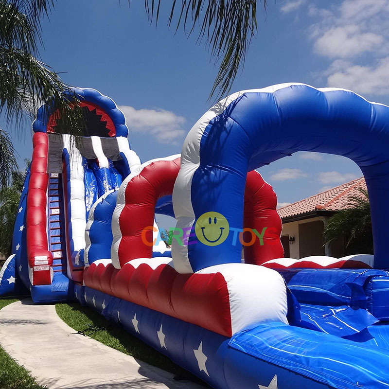 22ft All American Large Waterslide (USA flag)