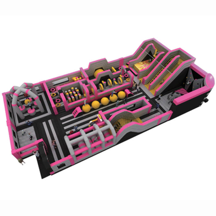 35*20m Pink Gary Fun Park