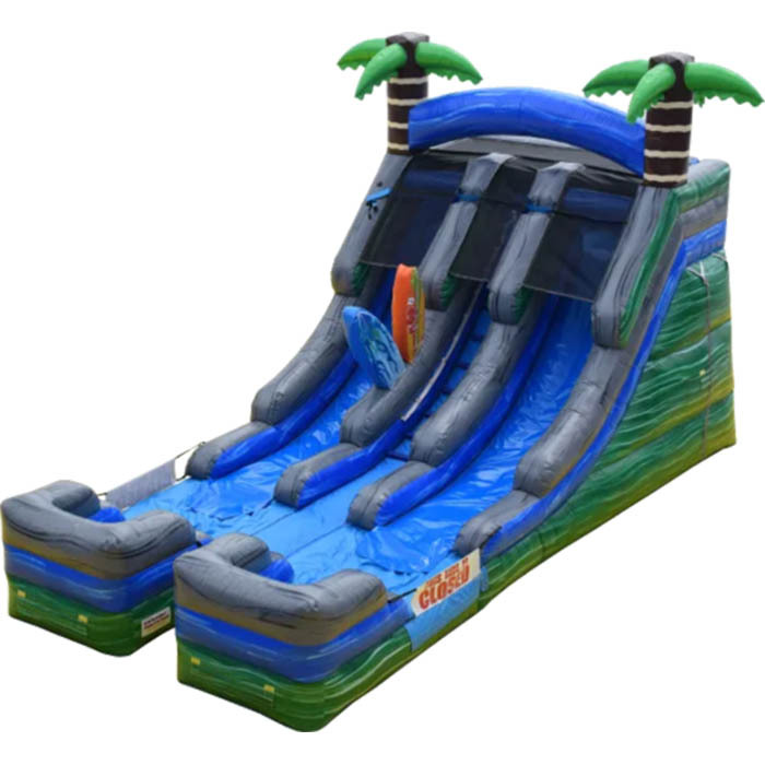 16ft Dual Lane Tropical Slide