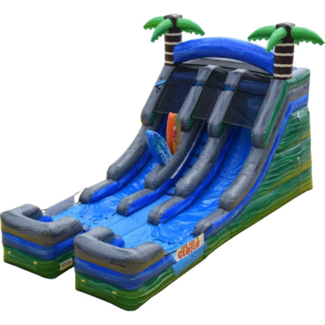 16ft Dual Lane Tropical Slide