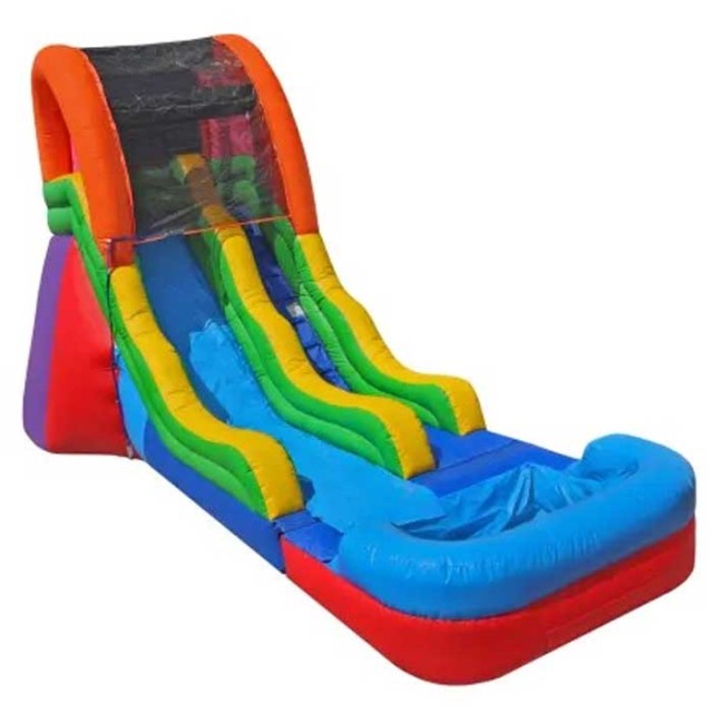 17ft Rainbow Backyard Waterslide