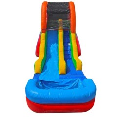 17ft Rainbow Backyard Waterslide