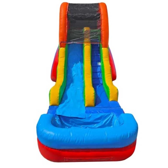 17ft Rainbow Backyard Waterslide