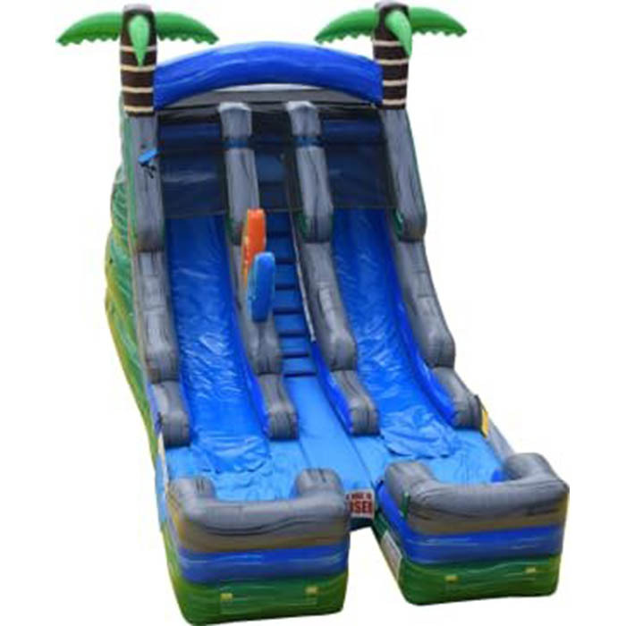 16ft Dual Lane Tropical Slide