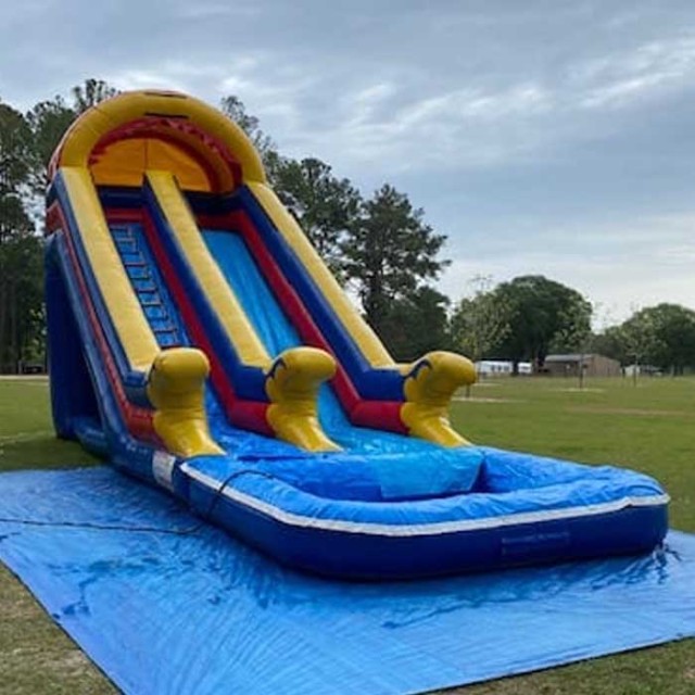 20ft classic splash waterslide