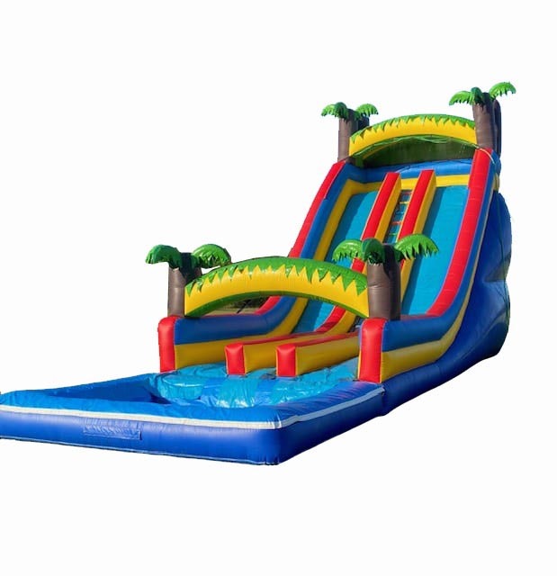 22ft Sunny Day Dual Lane Waterslide