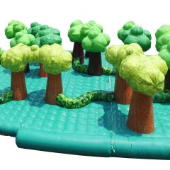 Giant Inflatable Forest Jumping Bounce Pad