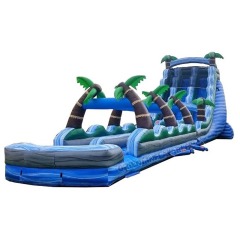 Tropical Blue Marble Slip N Water Slide