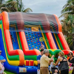Warrior Rock Climbing Slide