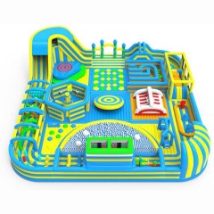 30x30m Blue Yellow Fun World
