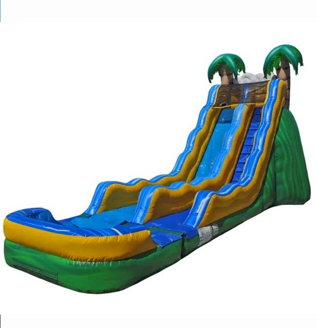 22ft Green Yellow Tropical Slide