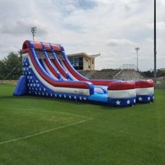 18ft American Flag Stars and Stripes Slide