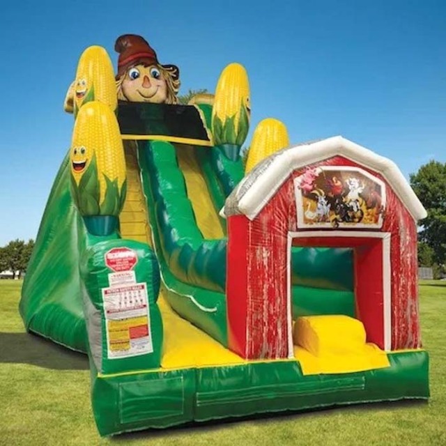 Farm Scarecrow Corn Slide