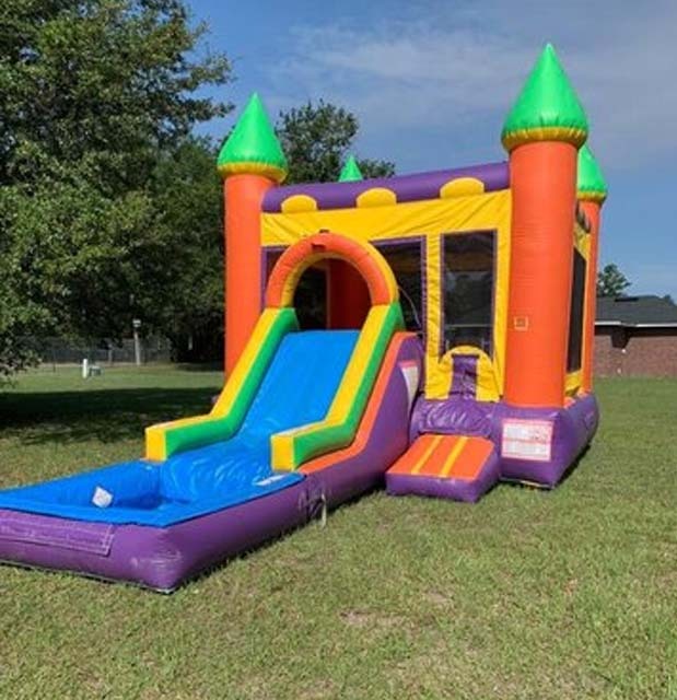 Candy Corn Castle Front Slide Combo