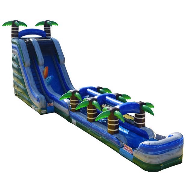 22ft Xtreme Tropical Single Lane Water Slide