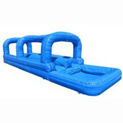 Double Lane Blue Marble Slip N slide