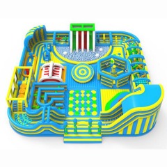 30x30m Mega Inflatable Fun City Playground