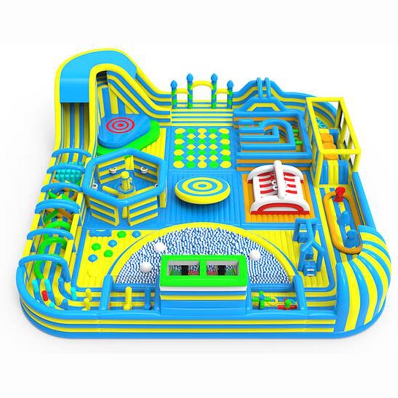 30x30m Mega Inflatable Fun City Playground
