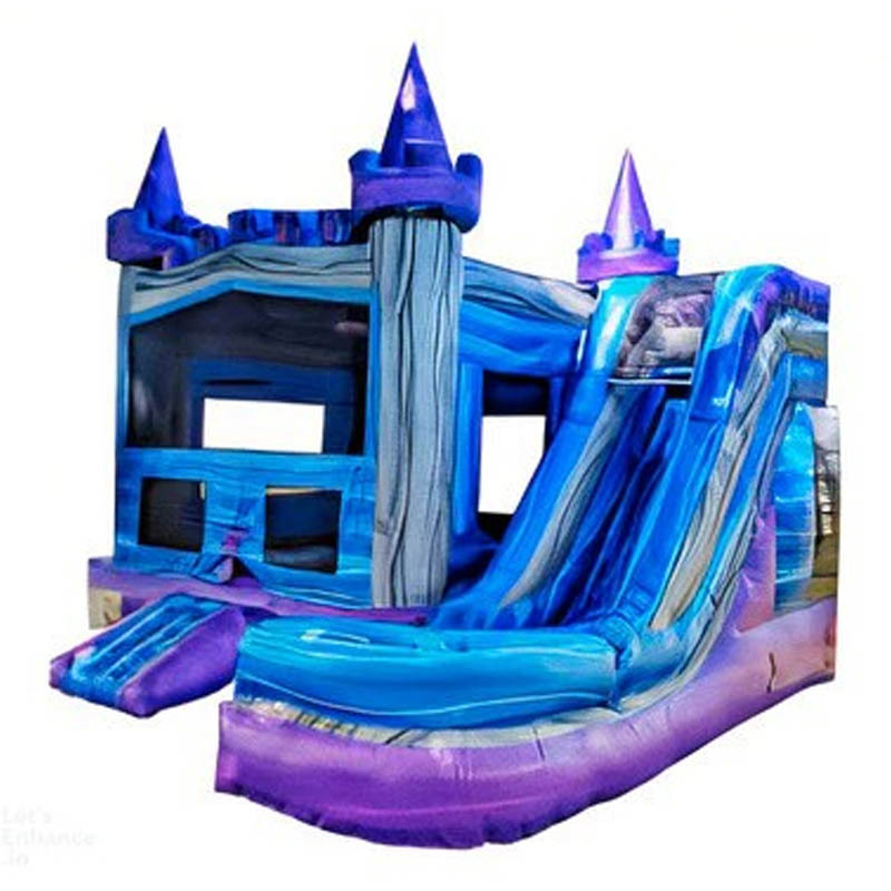 Blue Purple Marble Castle Combo