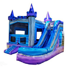 Blue Purple Marble Castle Combo