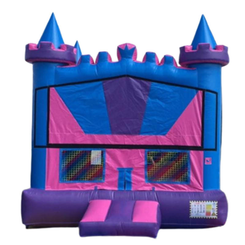 Girls Pink Blue Castle w/ Banner Zone